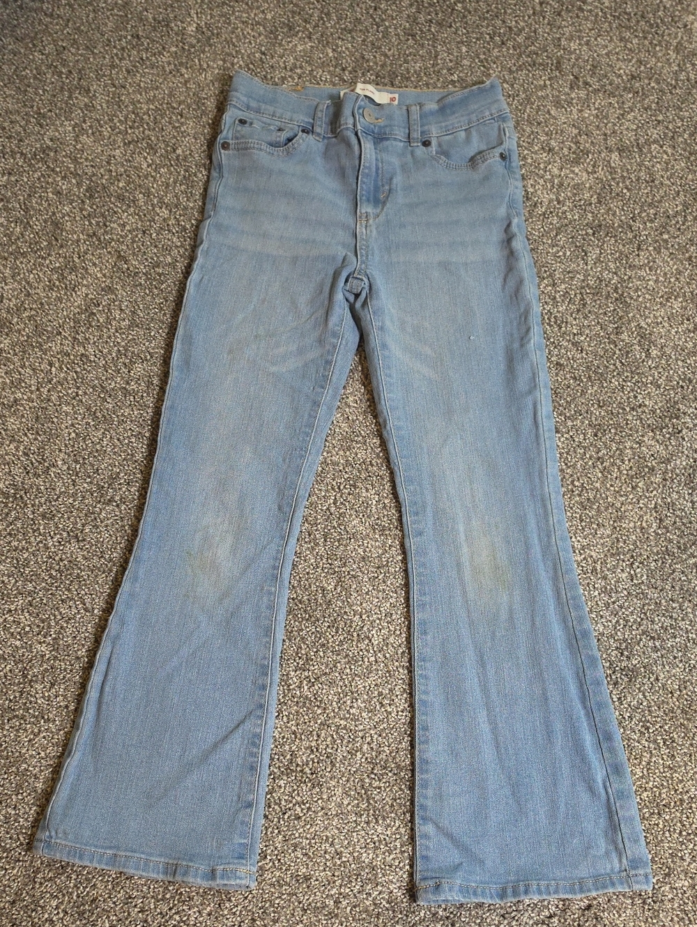Levi's Light Blue Girls 8 Flare Jeans